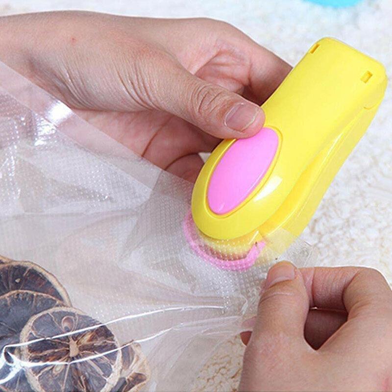 Handheld Mini Heat Sealer for Poly Bags and Food Packs - Yellow - view 14