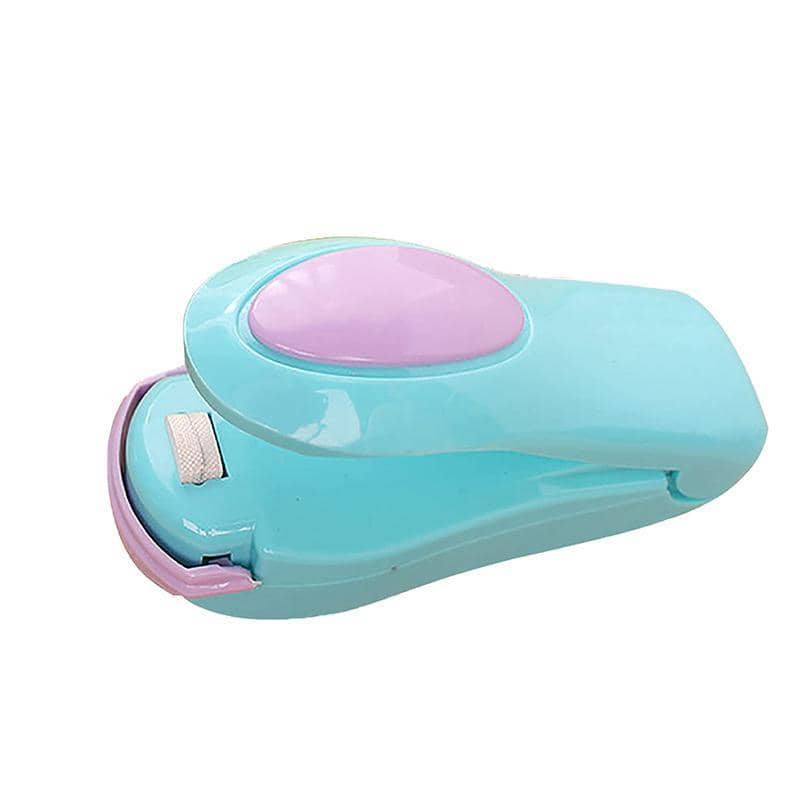 Handheld Mini Heat Sealer for Poly and Plastic Bags - Light Blue