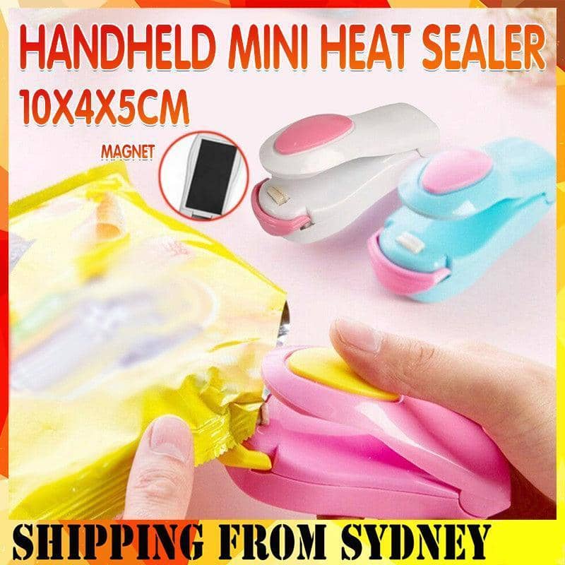 Handheld Mini Heat Sealer for Poly and Plastic Bags - Light Blue - view 2