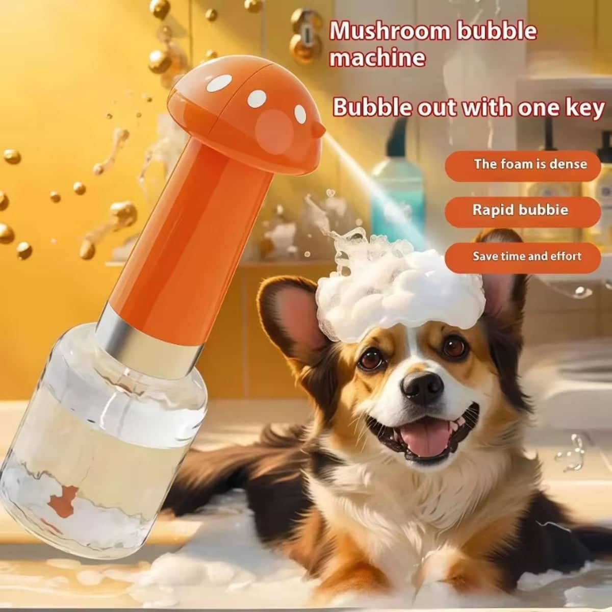 Handheld Pet Shampoo Foamer Dispenser for Dog and Cat Grooming - view 4