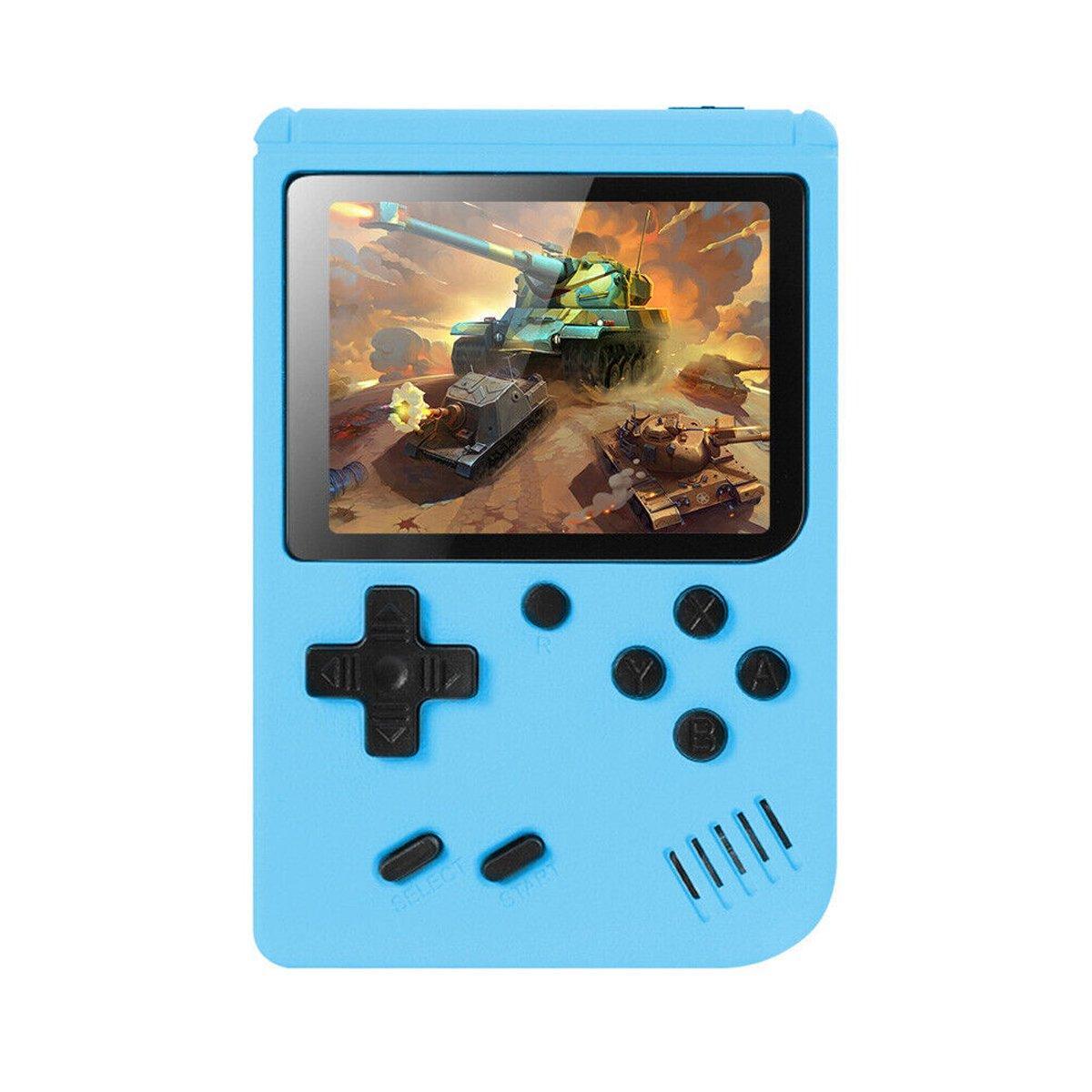 Handheld Retro Game Console with 800 Classic Games - Sky Blue