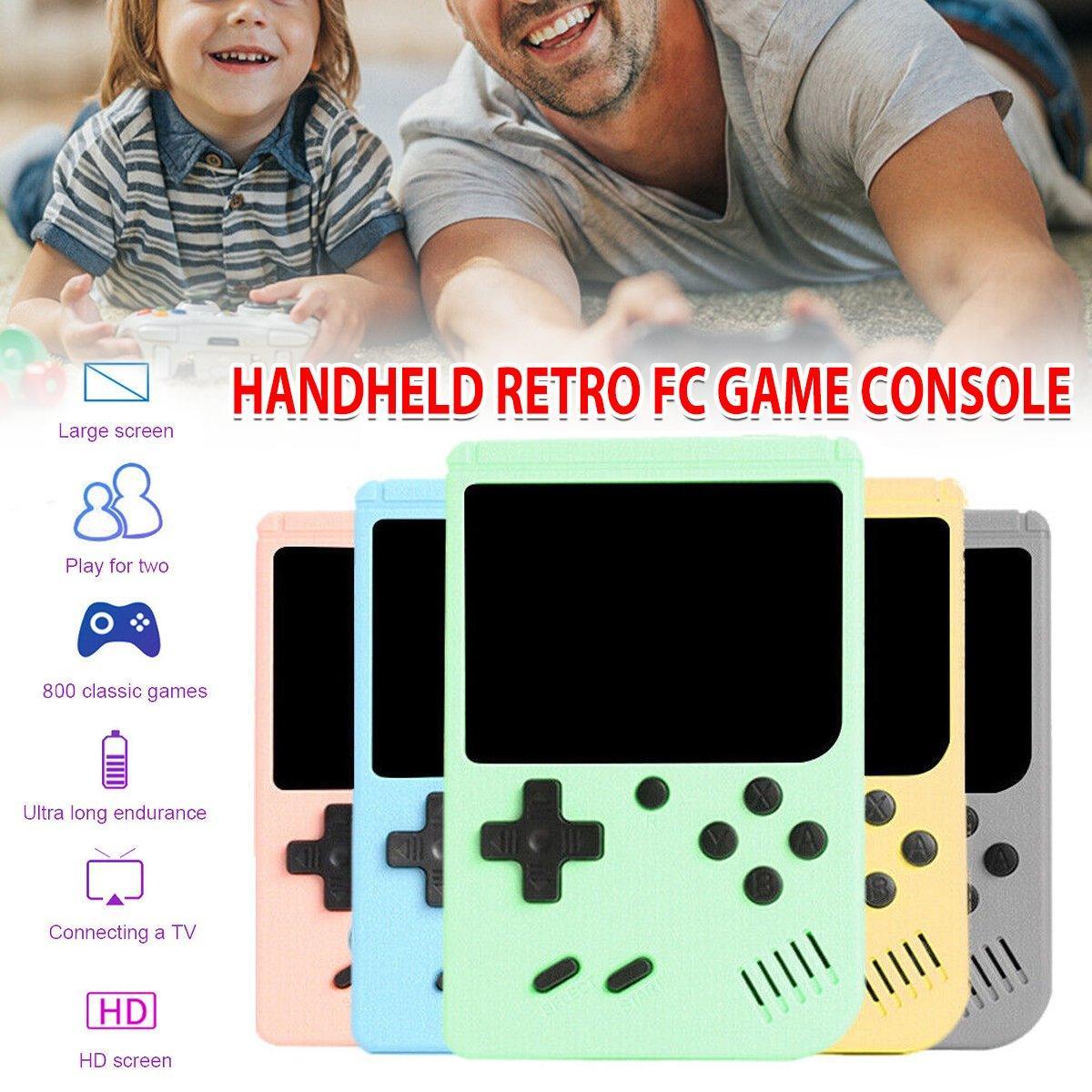 Handheld Retro Game Console 800 Classic Games - 800in1 Grey - view 2