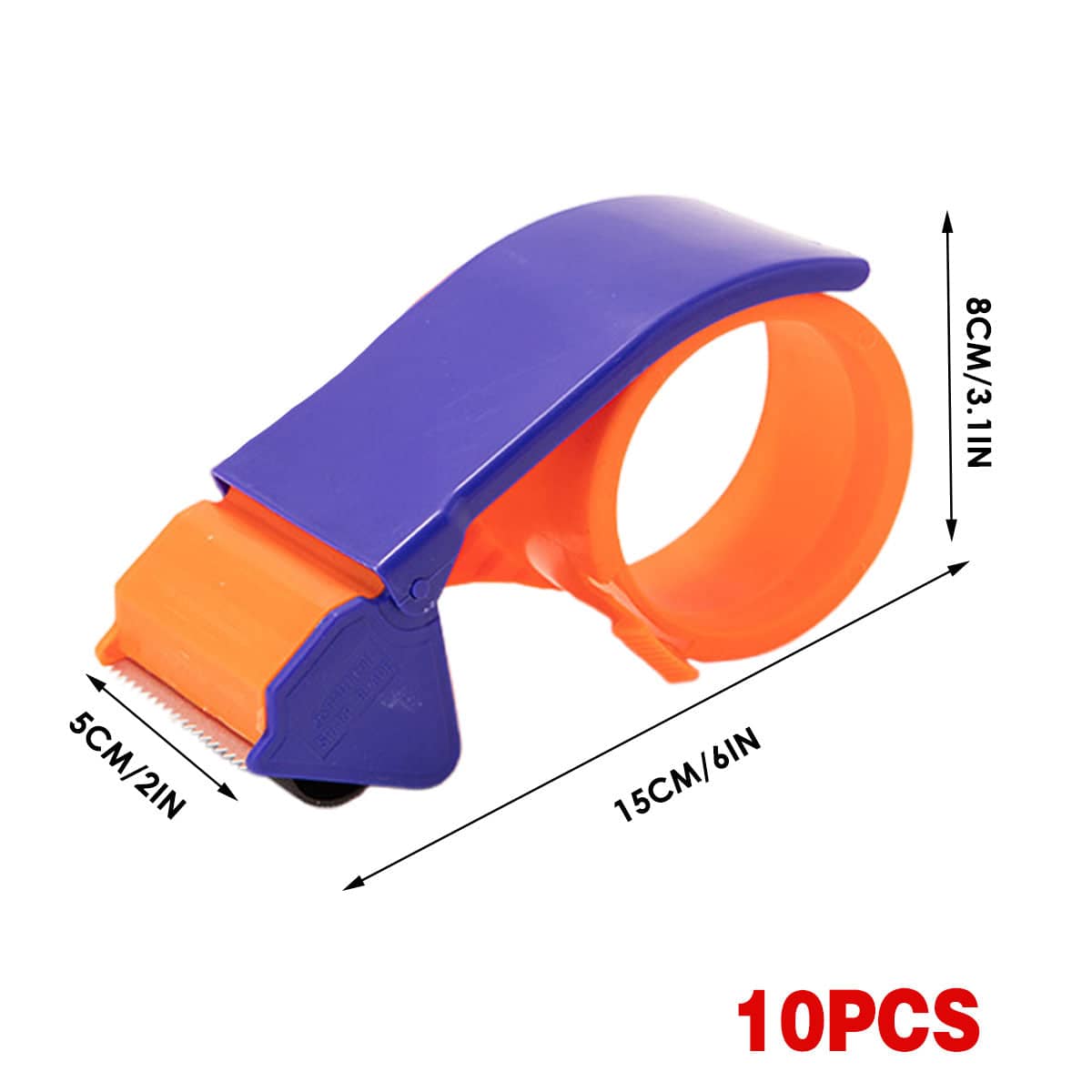 Handheld Tape Cutter Sealing Device 5 cm Baler for Packing and Packaging - Pack of 10 - view 3