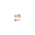 Handmade Felt Hair Clips - Smiling Star with Pastel Tail