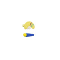 Handmade Felt Hair Clips - Smiling Yellow Crescent Moon
