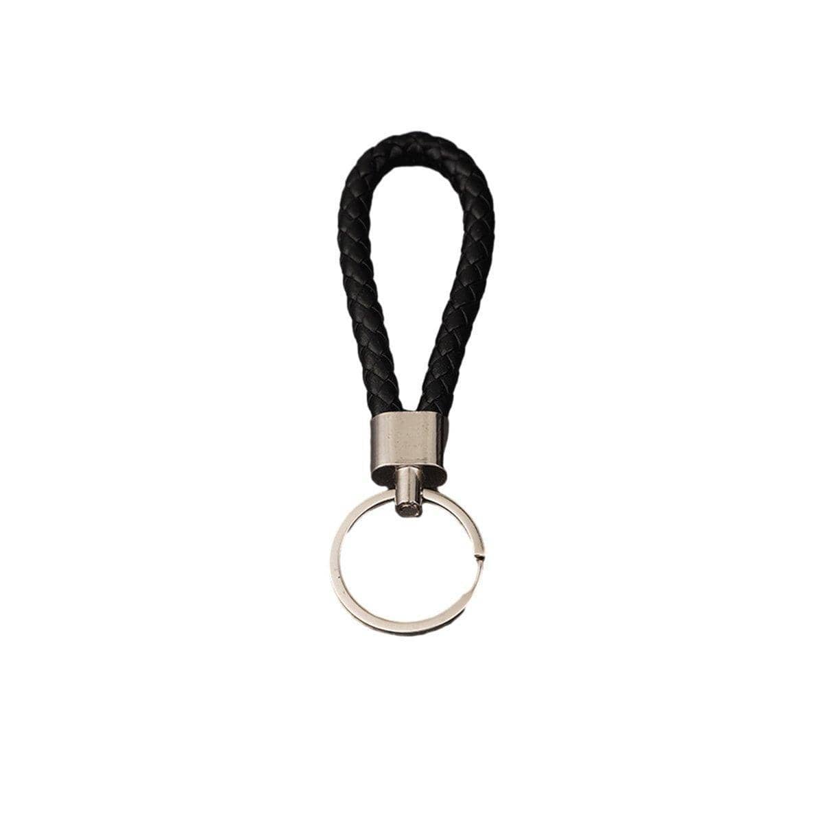 Handmade Leather Rope Car Keychain, Bag Pendant Accessory - Number 1