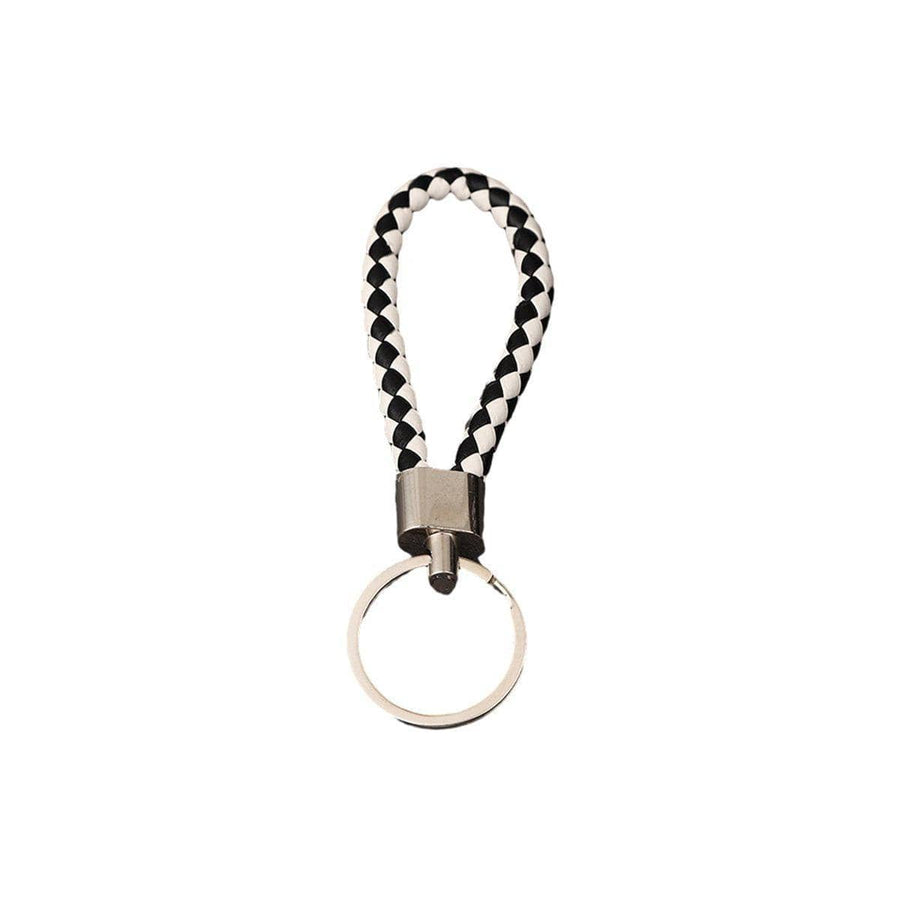 Handmade Leather Rope Car Keychain, Bag Pendant Accessory - Number 11
