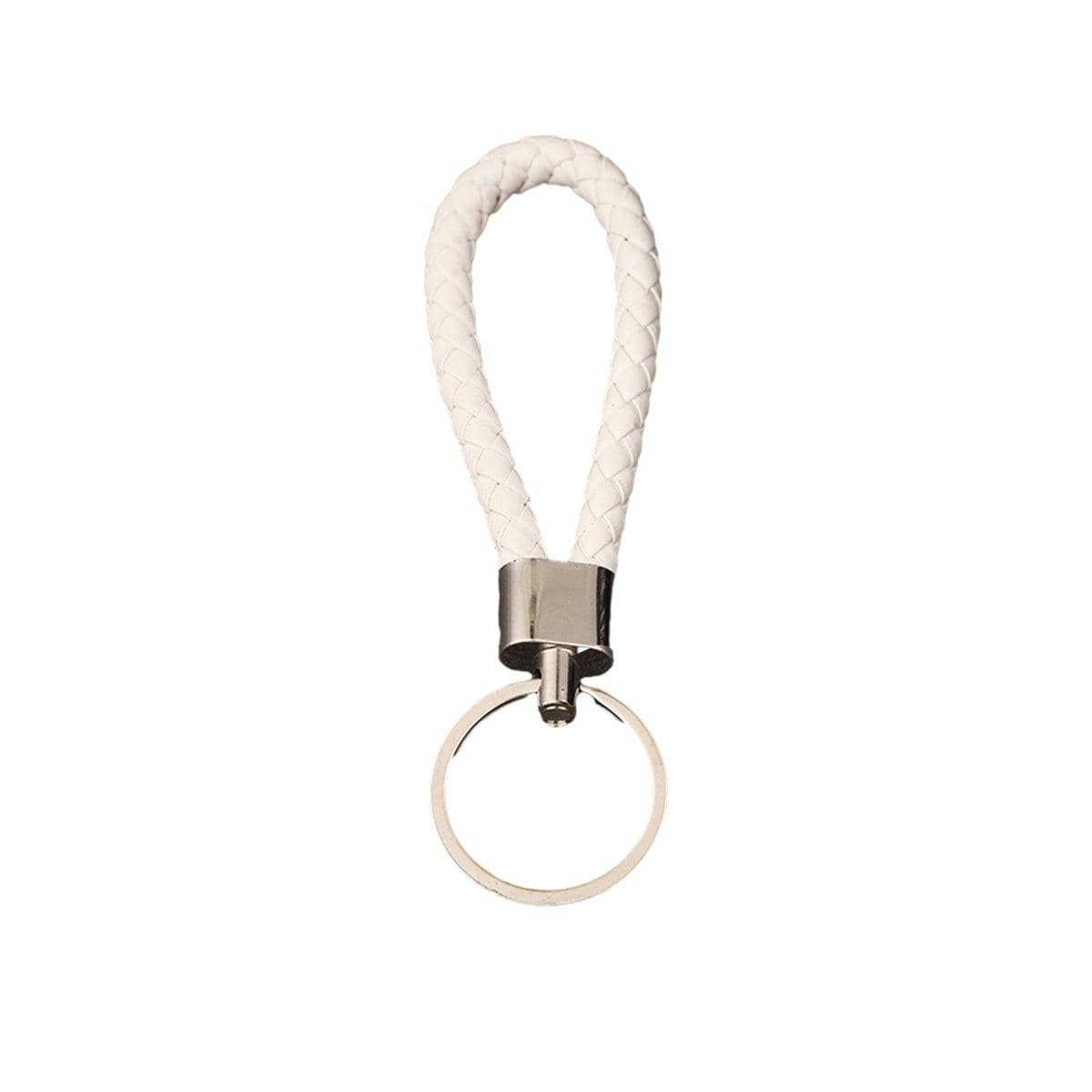 Handmade Leather Rope Car Keychain, Bag Pendant Accessory - Number 13