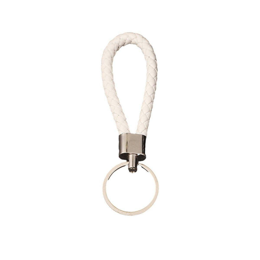 Handmade Leather Rope Car Keychain, Bag Pendant Accessory - Number 13