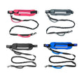 Hands Free Dog Leash with Adjustable Waist Belt Bag for Walking and Running - Black - view 3