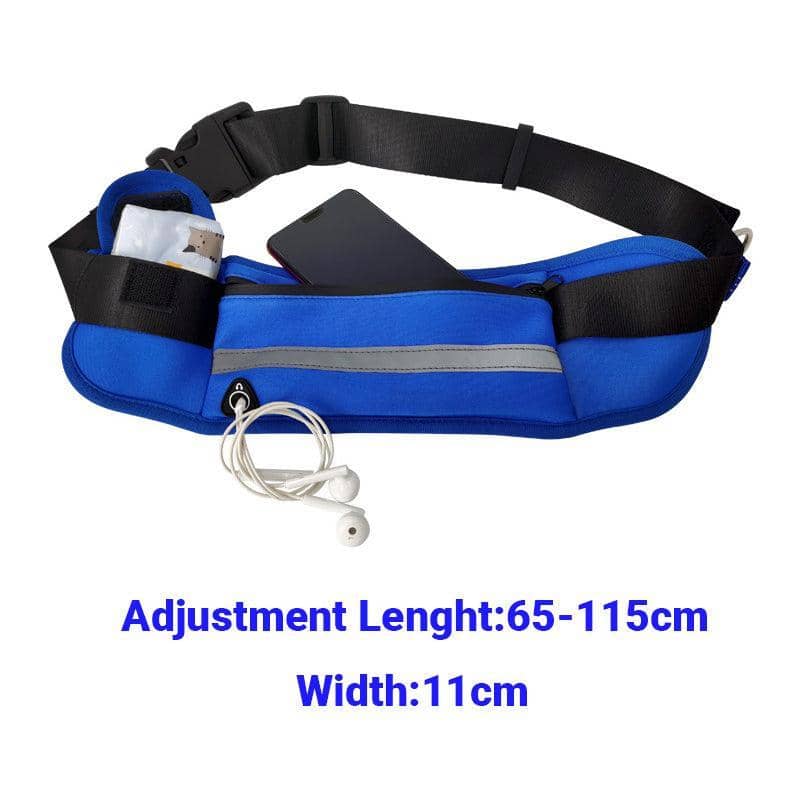 Hands Free Dog Leash with Adjustable Waist Belt Bag for Walking and Running - Black - view 4