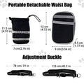 Hands-Free Dog Running Belt with Reflective Waist Pack and Bungee Leash - Grey - view 4