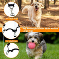 Hands-Free Dog Running Belt with Reflective Waist Pack and Bungee Leash - Grey - view 5