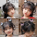 Hanfu Butterfly Hair Clips with Pearl Tassels - Style E014, Blue and Lilac, Set of 2 - view 4