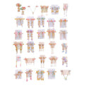 Hanfu Butterfly Hair Clips with Tassels - Style 4, Pink Butterflies, Set of 2 - view 3