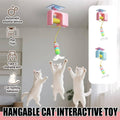 Hanging Automatic Cat Toy Adjustable Self Play Interactive for Cats and Kittens - Blue - view 2