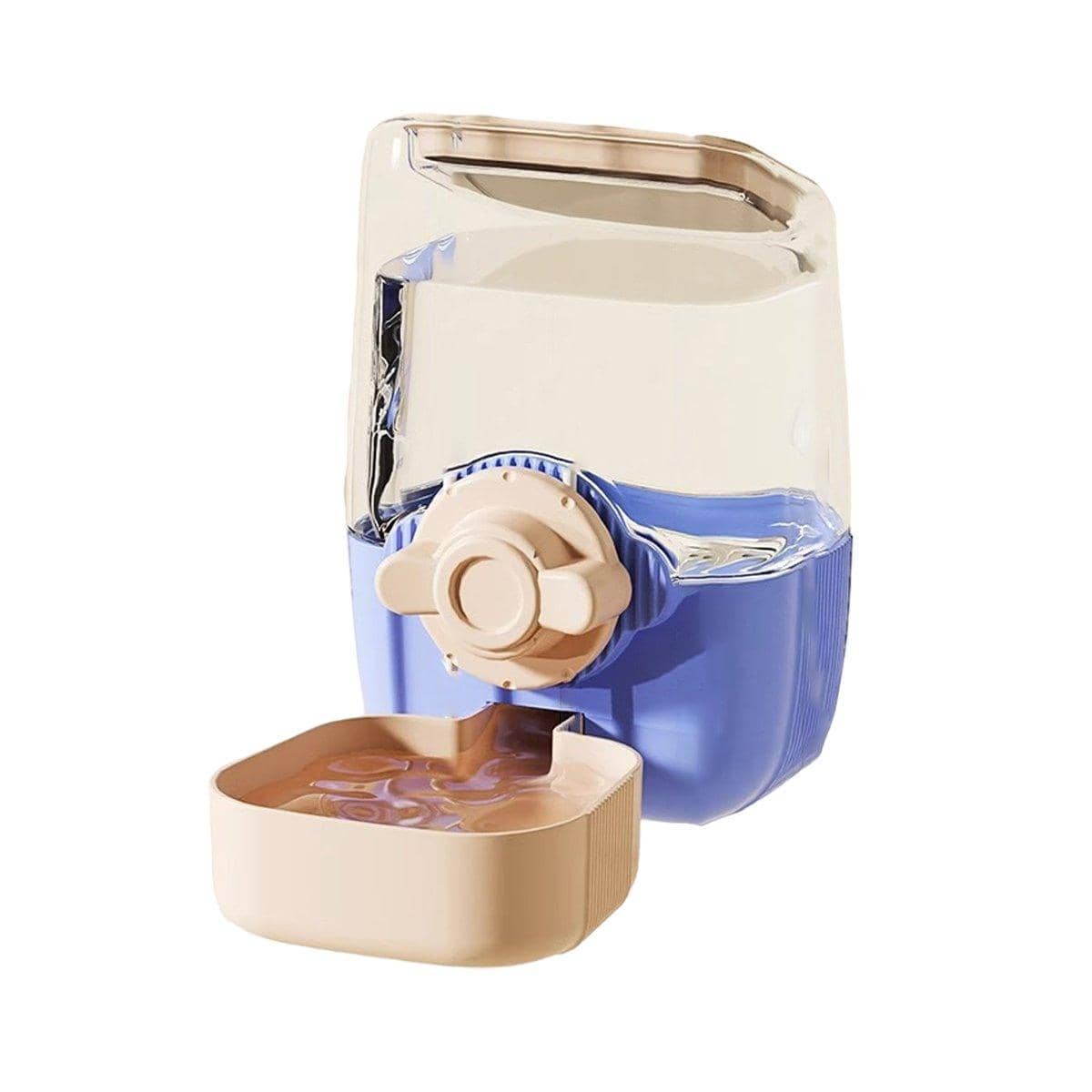 Hanging Automatic Pet Water Dispenser for Cages, 1000 ml - Blue
