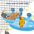 Hanging Bird Bath Basin for Cages, Multifunctional Bird Bathtub - view 4