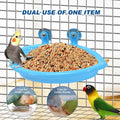 Hanging Bird Bath Basin for Cages, Multifunctional Bird Bathtub - view 5
