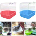 Hanging Bird Bath Tub for Cage - Coral Pink - view 5