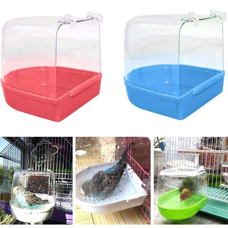 Hanging Bird Bath Tub for Cage - Green - view 5