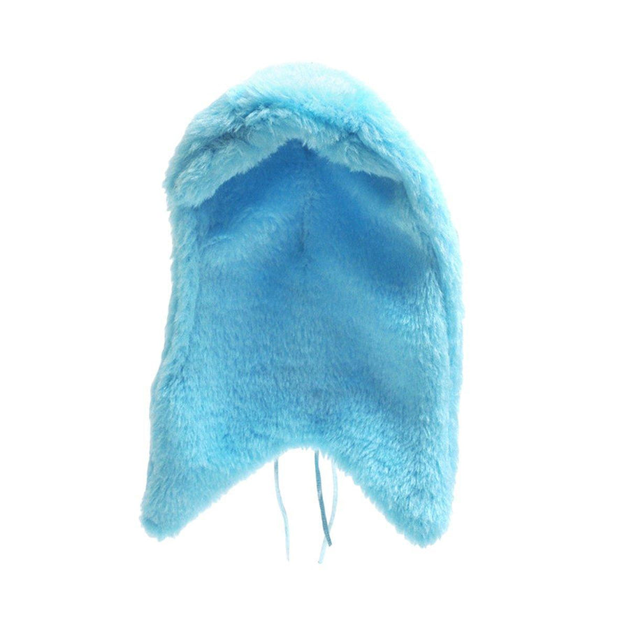 Hanging Bird Nest Plush Bedding - Blue, Small (12 x 15 cm)