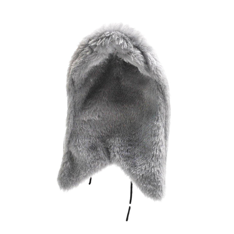 Hanging Bird Nest Plush Bedding - Grey, Small (12 x 15 cm)