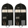 Hanging Clothes Dust Cover Storage Bag, Pack of 2 - 130 cm