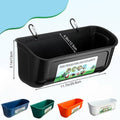 Hanging Feed Trough for Poultry and Goats - White - view 4