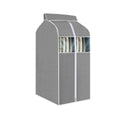 Hanging Garment Cover with Clear Window, 120 cm - Grey