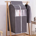 Hanging Garment Cover with Clear Window, 120 cm - Grey - view 5