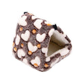 Hanging Hammock Nest for Small Pets - Brown, Small (8 x 8 cm)