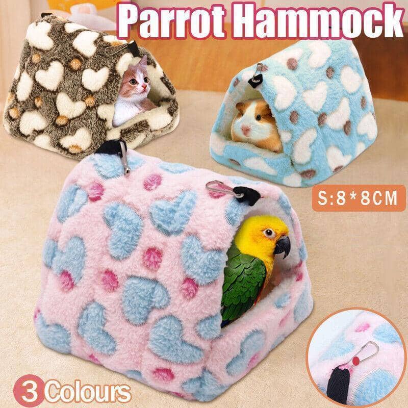 Hanging Hammock Nest for Small Pets - Brown, Small (8 x 8 cm) - view 2