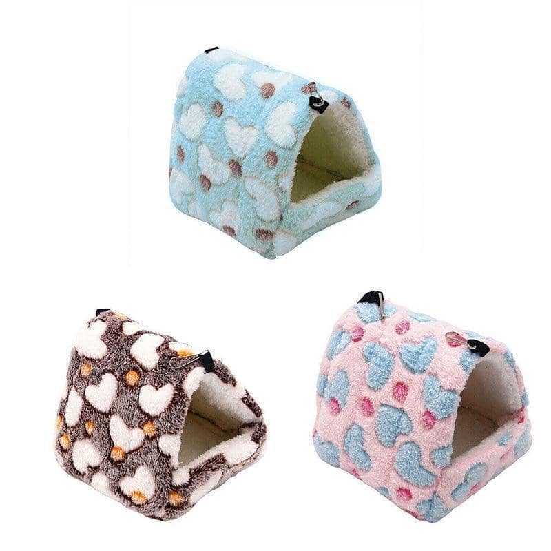 Hanging Hammock Nest for Small Pets - Brown, Small (8 x 8 cm) - view 3