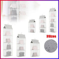 Hanging Handbag Organiser for Wardrobe - 2 Layers, 40 x 16 x 70 cm - view 2