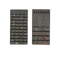 Hanging Jewellery Organiser with 48 Pockets and Metal Hanger - Grey