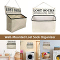 Hanging Laundry Sock Storage Bag Multifunctional Organiser for Clothes