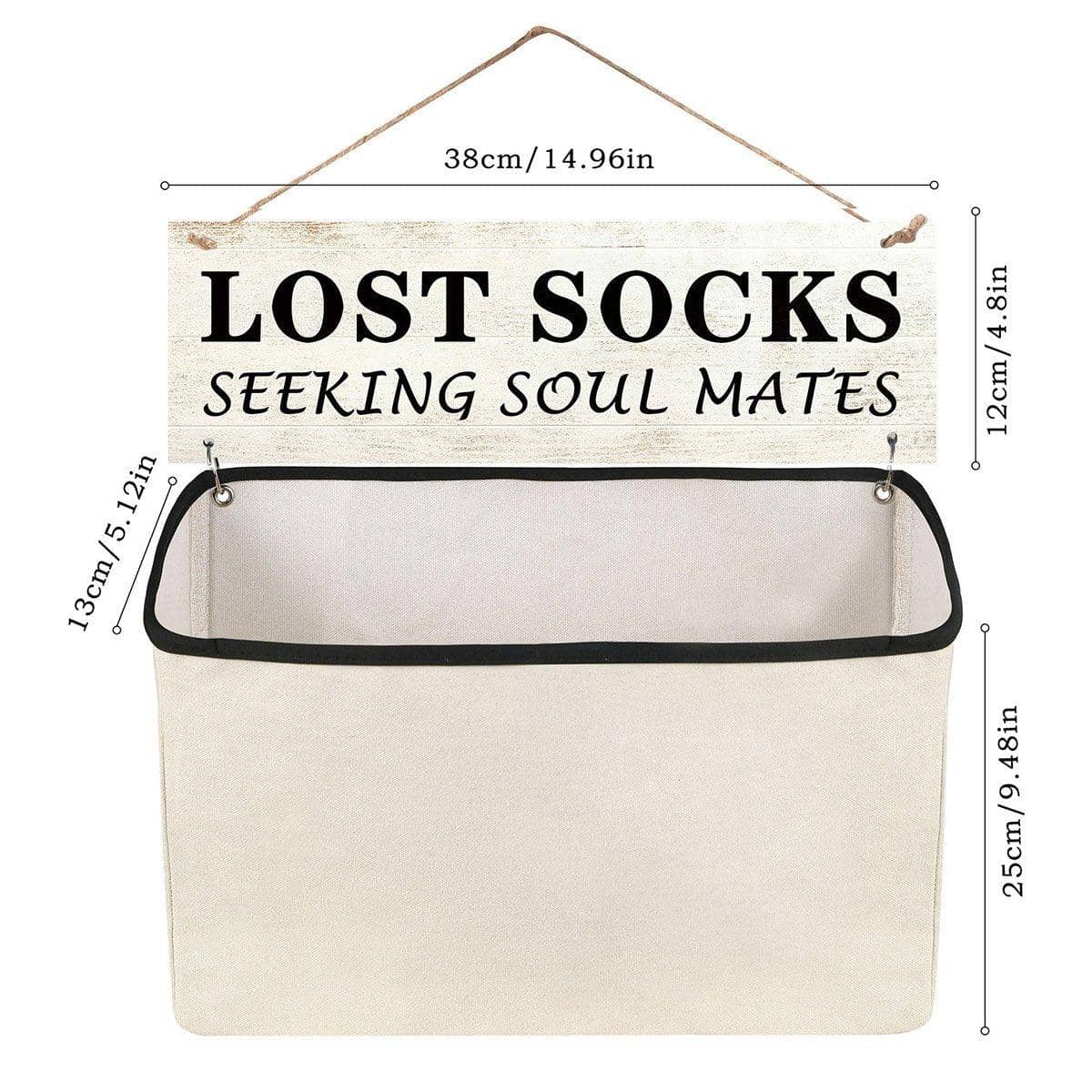 Hanging Laundry Sock Storage Bag Multifunctional Organiser for Clothes - view 3