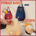 Hanging Mesh Vegetable Storage Bag for Onion, Potato and Garlic - Yellow - view 2