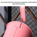 Hanging Metal Flower Bucket Planter 10 Piece Multicolour for Balcony and Garden Decor - view 5