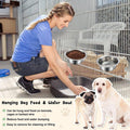 Hanging Pet Bowls, Stainless Steel, 13 cm Diameter, Pack of 2 - view 5