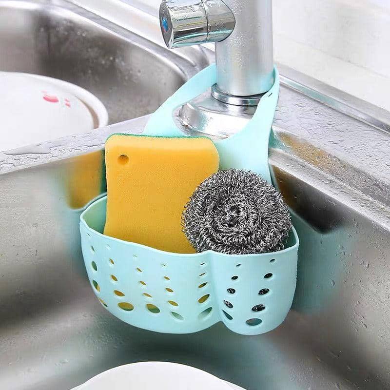 Hanging Sink Sponge Holder, Pack of 2 - Blue - view 5