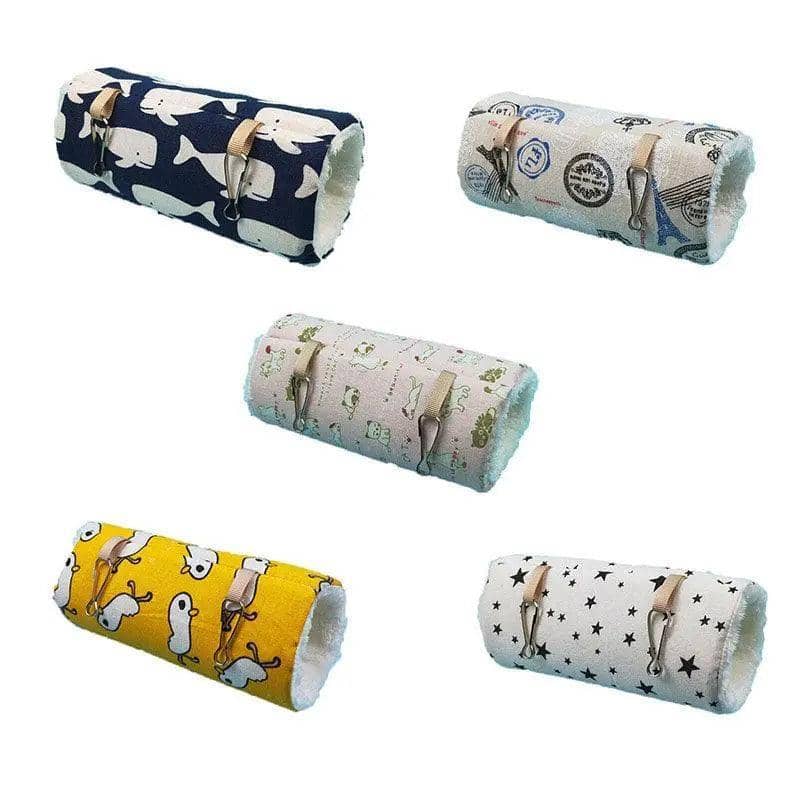 Hanging Tunnel Hammock for Guinea Pigs and Hamsters - Eiffel Tower Print - view 3