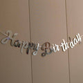 Happy Birthday Banner, Paper Bunting - Gold - view 5