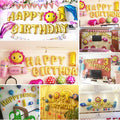 Happy Birthday Foil Balloon Letters Banner Set, Pack of 13 - Gold - view 5