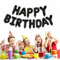 Happy Birthday Foil Balloon Letters Banner Set, Pack of 13 - Gold - view 6