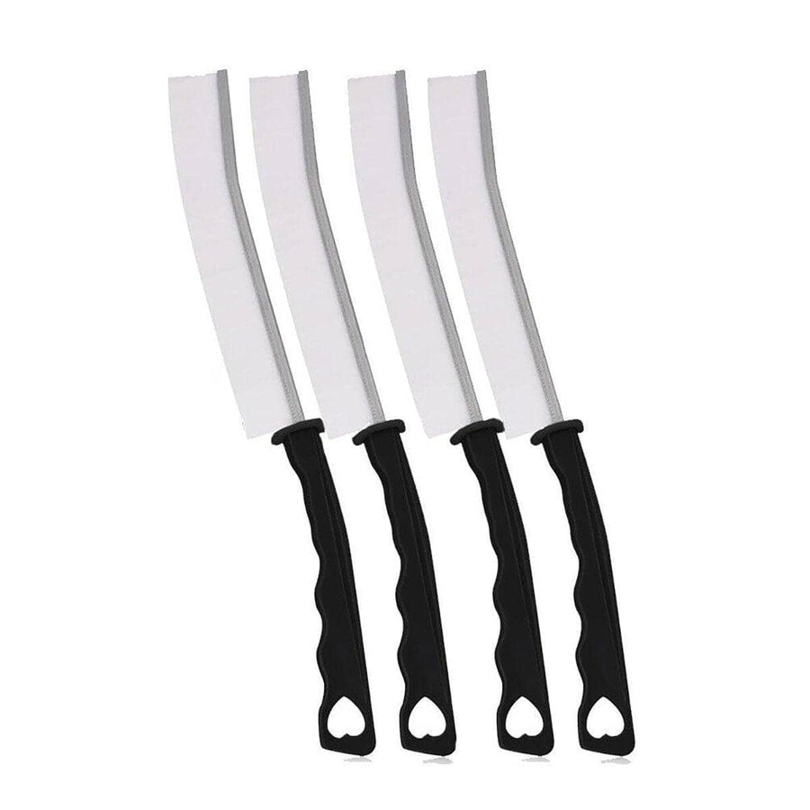 Hard Bristle Crevice Cleaning Brush, 22.5 x 2 cm - Pack of 4, White