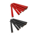 HB Flat Carpenter Marking Pencils, 175 mm, Pack of 12 - Red - view 3