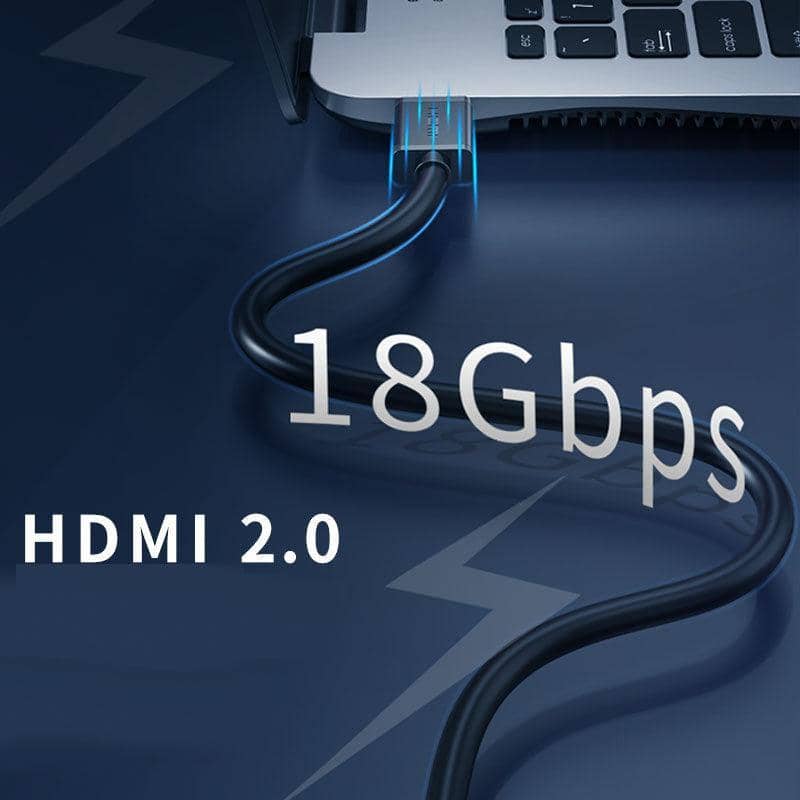HDMI 2.0 Cable, 4K High Speed with Gold Plated Connectors - 0.5 m - view 4