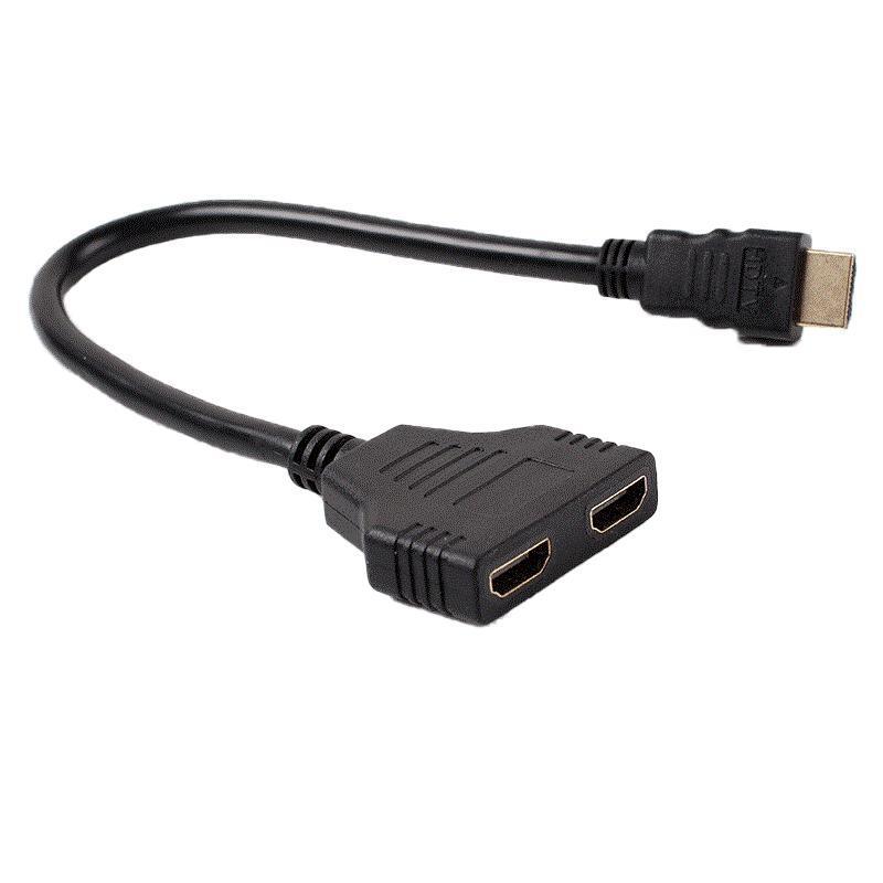 HDMI Splitter Cable Adapter, 1 Input 2 Outputs, 1080p Dual Display Duplicator - view 5